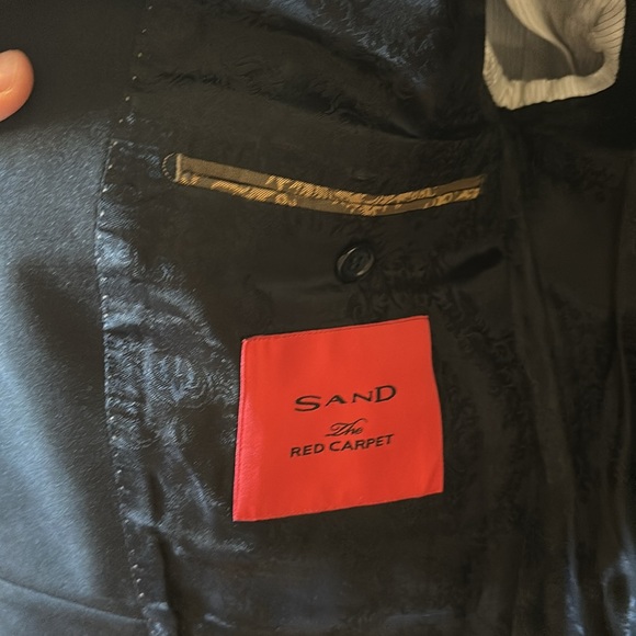 Sand Purple Patterned Sport Jacket Size Medium - Picture 3 of 5